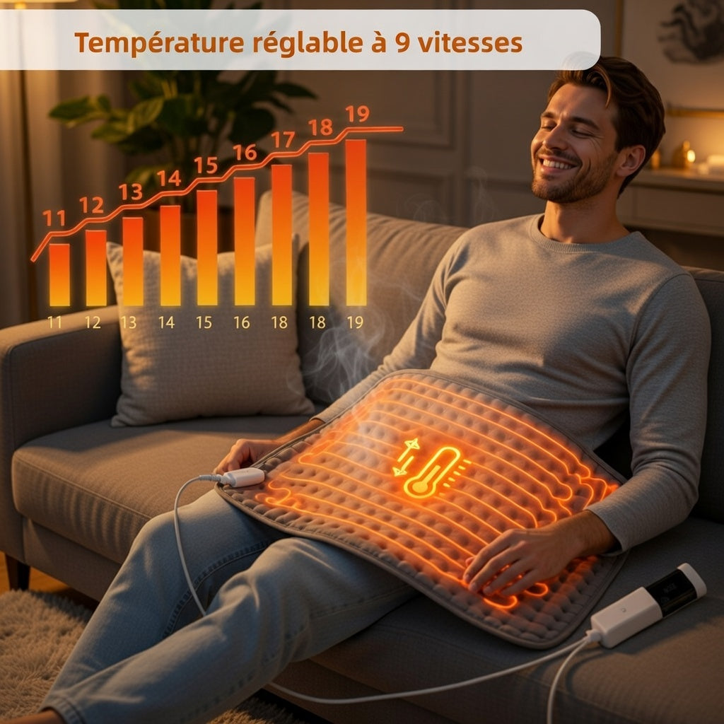 Coussinet chauffant électrique