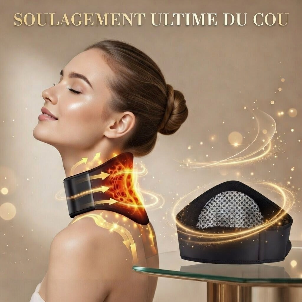 Masseur cou chauffant