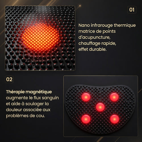 Masseur cou chauffant