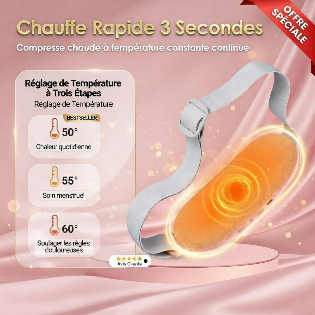 Coussin chauffant menstruel